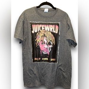 Juice Wrld • Tee Shirt, Men’s Medium, Charcoal Gray
